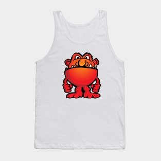 Cartoon Monster Alien Tank Top